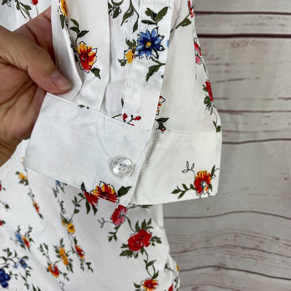 Woman Within Printed Three-Quarter Sleeve Shirt - Picture 8 of 11